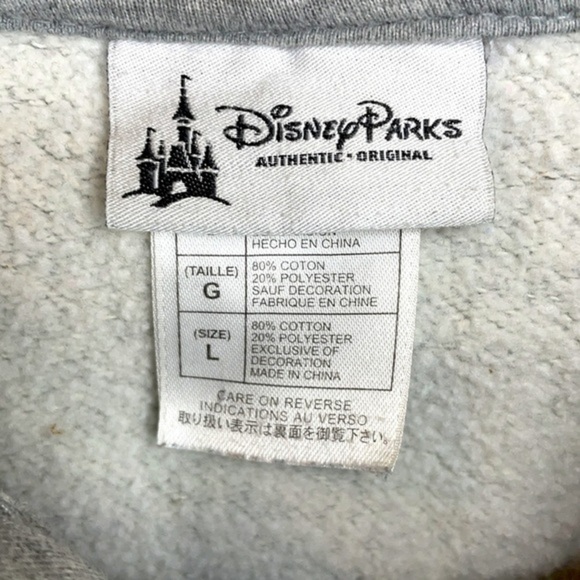 DISNEY | Youth Size Large Tinker Bell Gray Hooded Sweatshirt - Picture 2 of 6